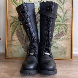Milwaukee Leather Motorcycle Boots Size 8
